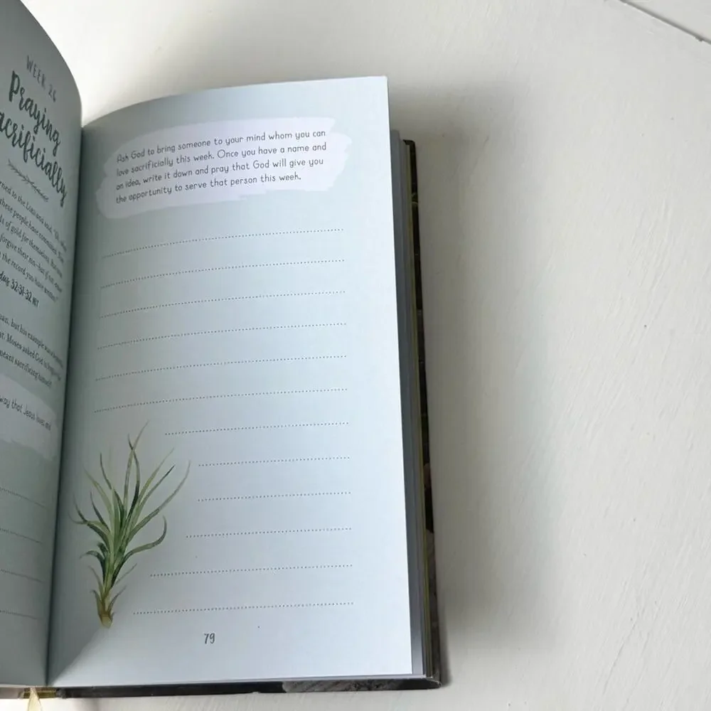 The Weekly Prayer Project Journal Devotional Book
